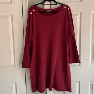 Spartina 449 Mila Fringe Dress  sz xxl